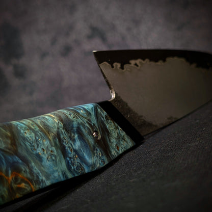170mm Stainless San-Mai Chef Utility Knife | Handmade Kitchen Knives