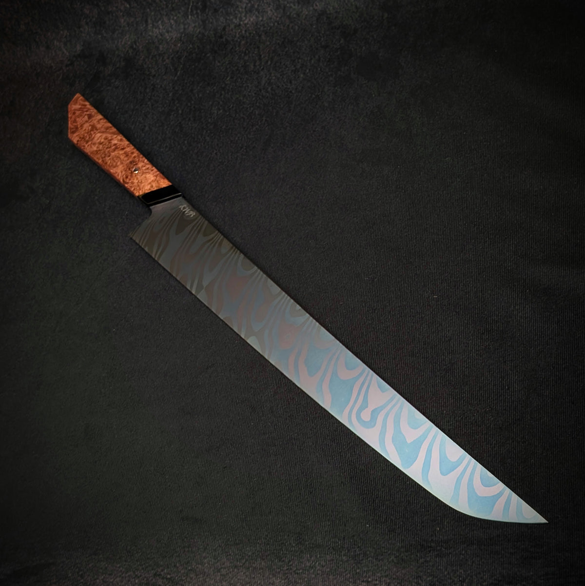 360mm Damascus Sushi Sword  | Handmade Kitchen Knives