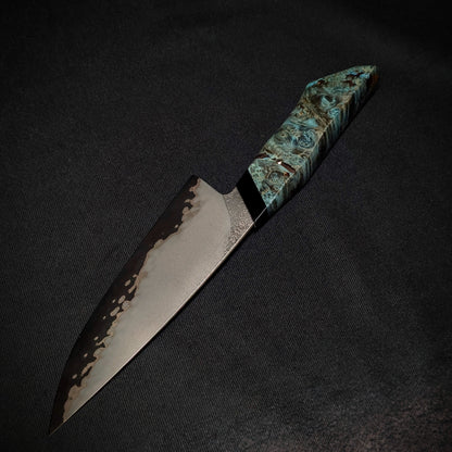 170mm Stainless San-Mai Chef Utility Knife | Handmade Kitchen Knives