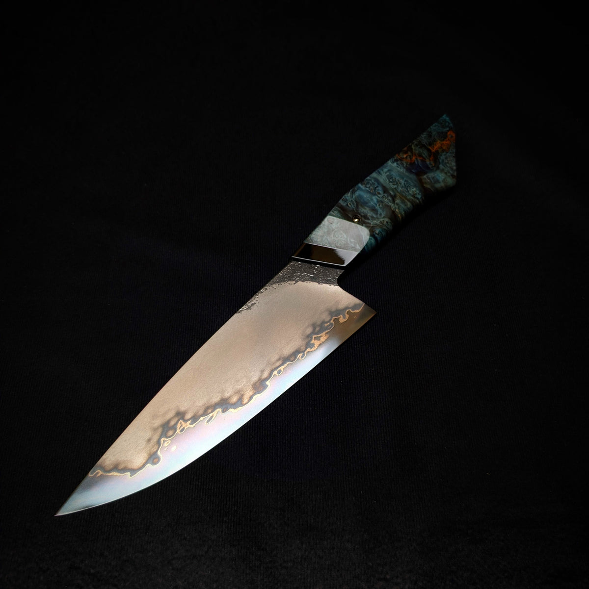 170mm Stainless San-Mai Chef Utility Knife | Handmade Kitchen Knives