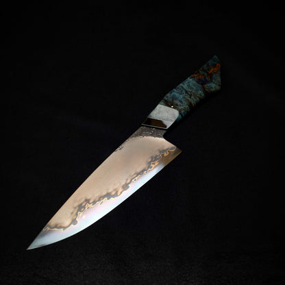 170mm Stainless San-Mai Chef Utility Knife | Handmade Kitchen Knives