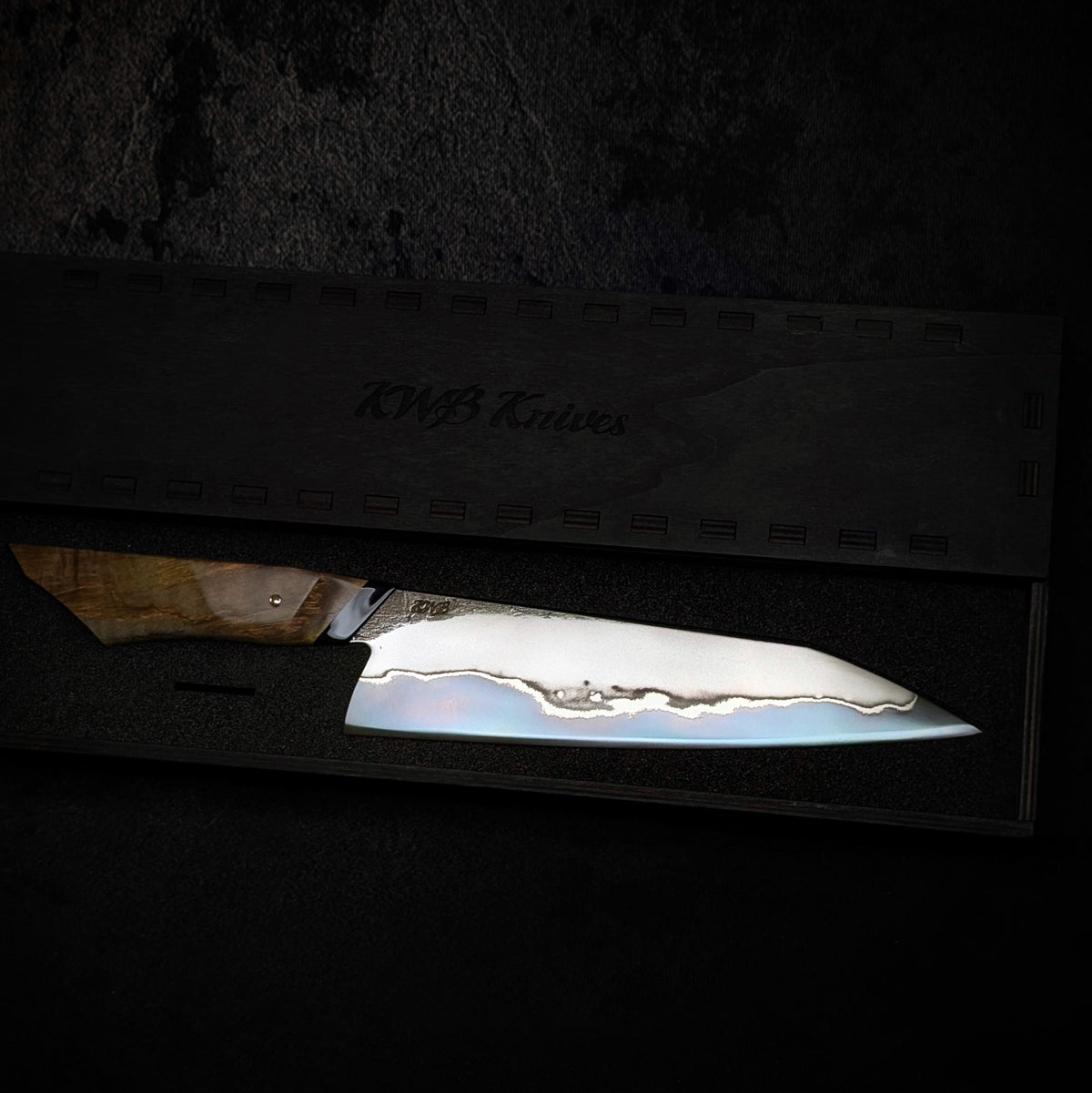 230mm Stainless San-Mai Compound Gyuto | Handmade Kitchen Knives