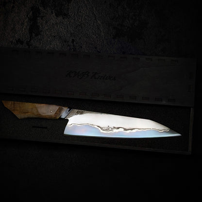 230mm Stainless San-Mai Compound Gyuto | Handmade Kitchen Knives