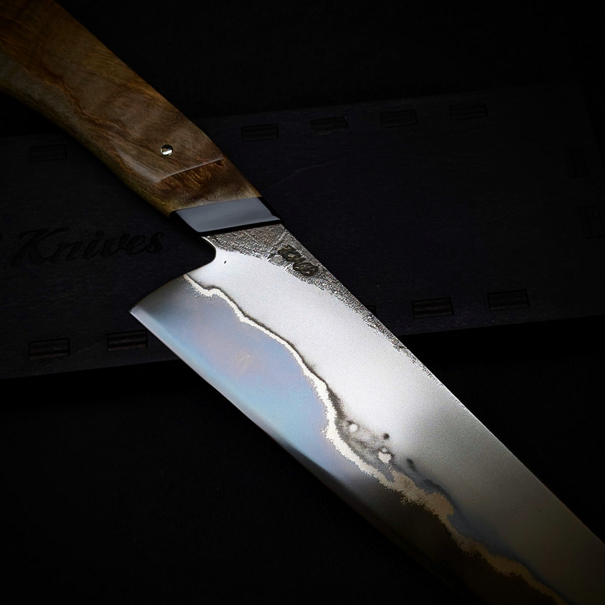 230mm Stainless San-Mai Compound Gyuto | Handmade Kitchen Knives