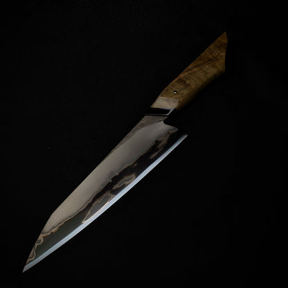 230mm Stainless San-Mai Compound Gyuto | Handmade Kitchen Knives
