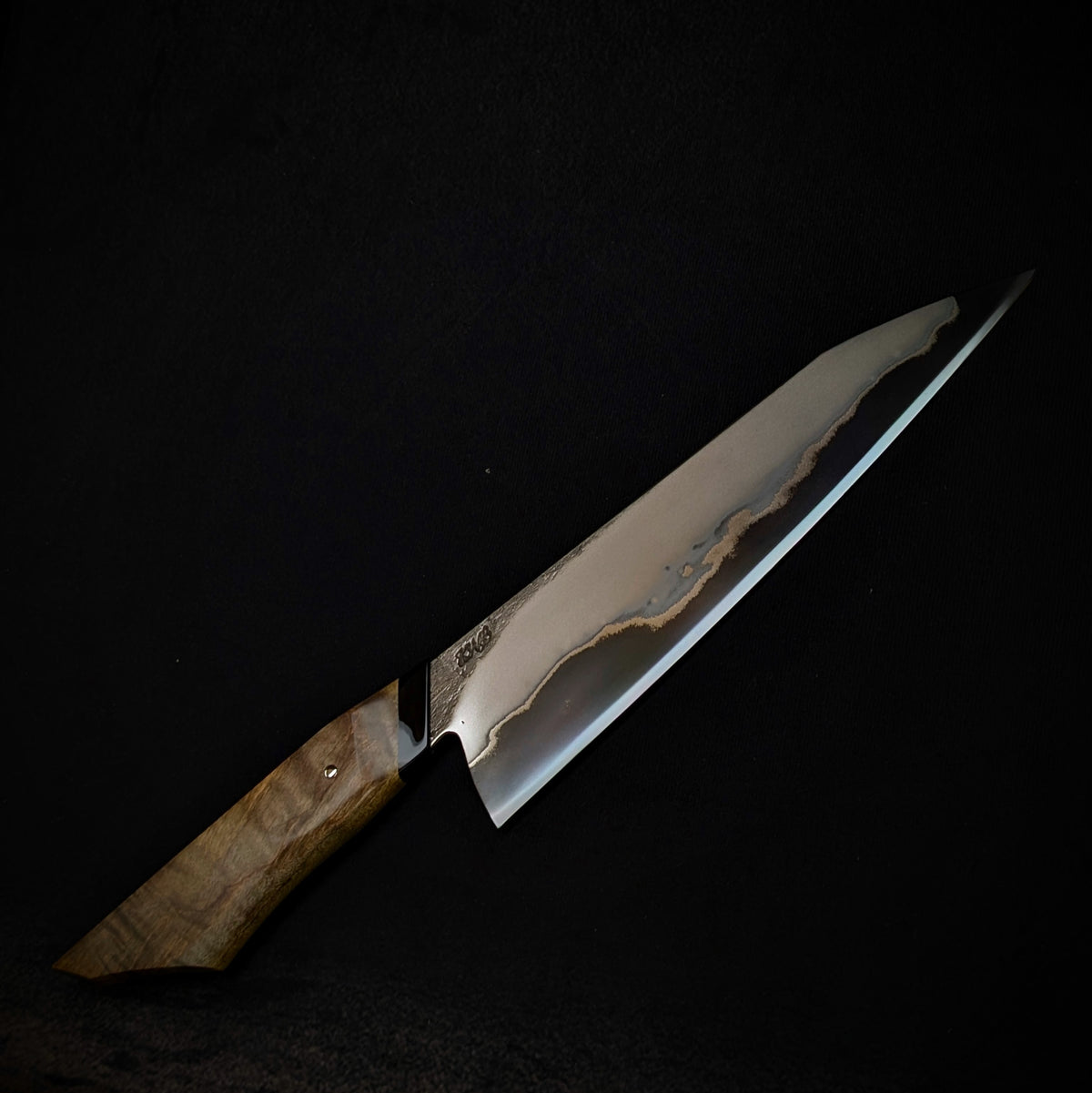 230mm Stainless San-Mai Compound Gyuto | Handmade Kitchen Knives