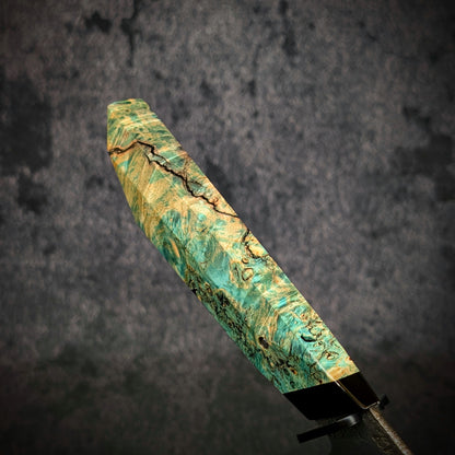 170mm Nickel Damascus Honesuki Petty Knife  | Handmade Kitchen Knives