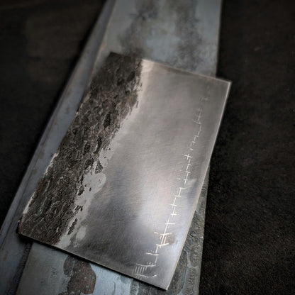 Barbed wire San-Mai 80crv2 Knife Making Steel Billet-KWB Knives