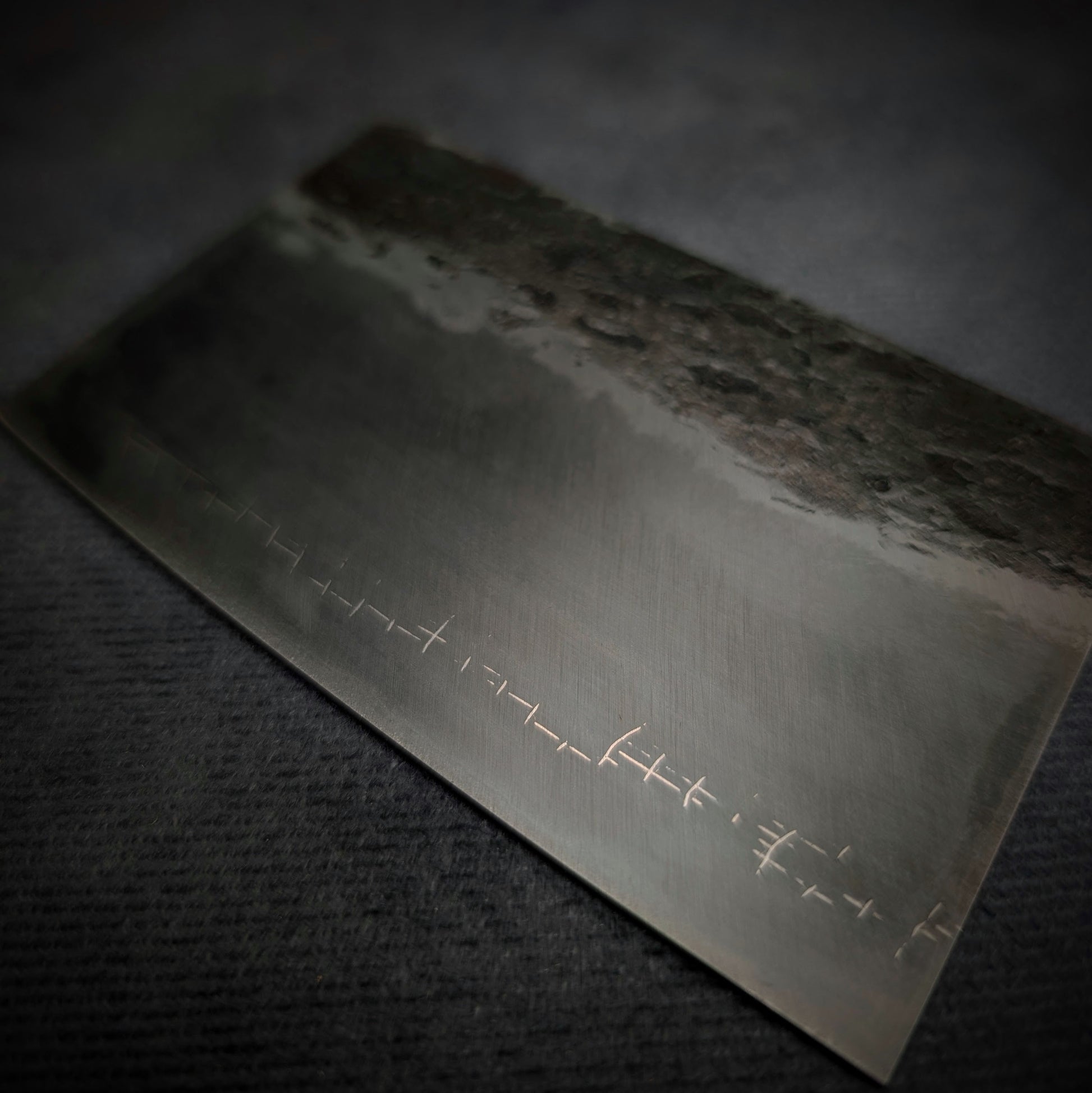 Barbed wire San-Mai 80crv2 Knife Making Steel Billet - KWB Knives