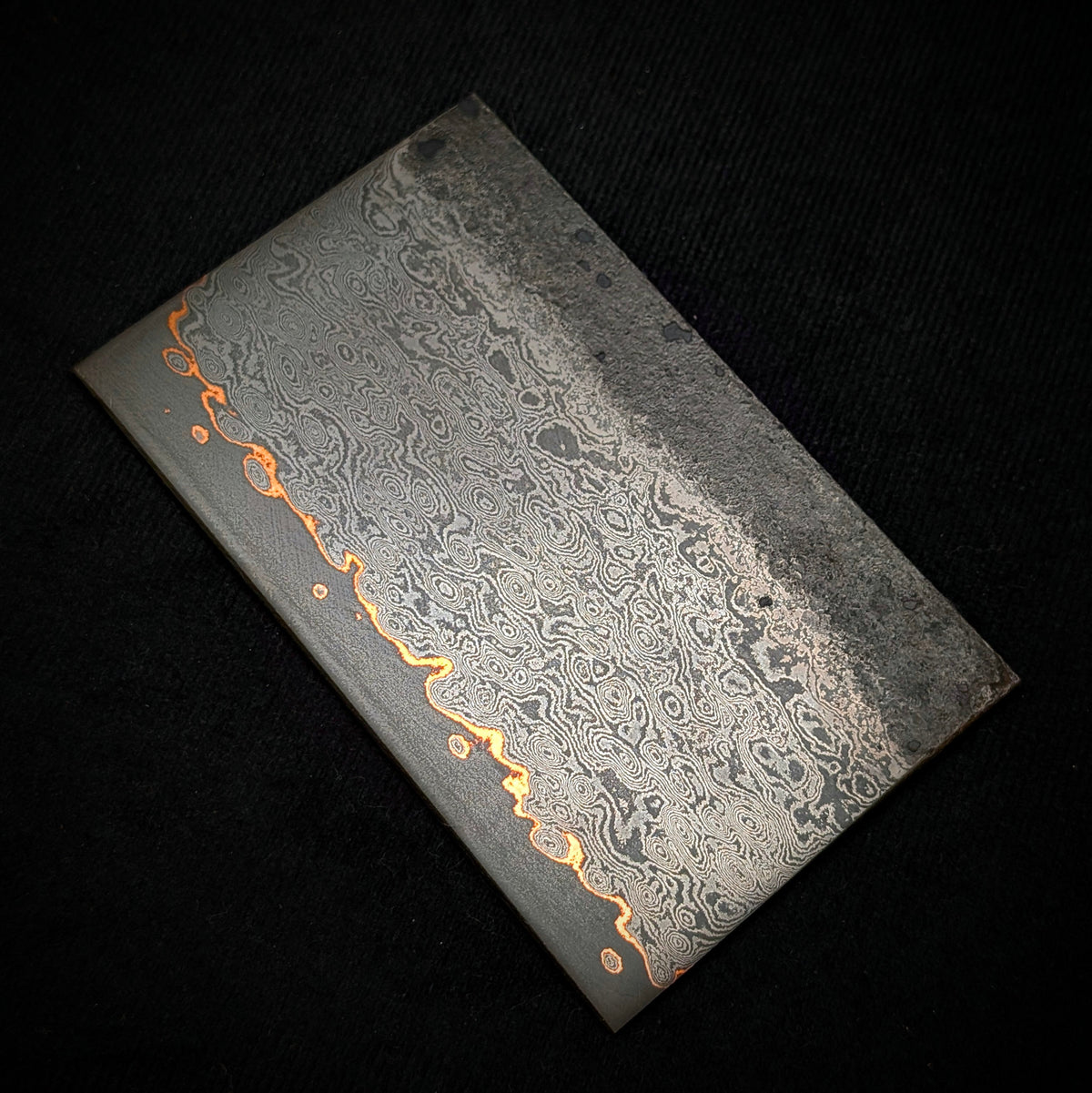 Damascus Cu-Mai Knife Making Steel Billet - KWB Knives