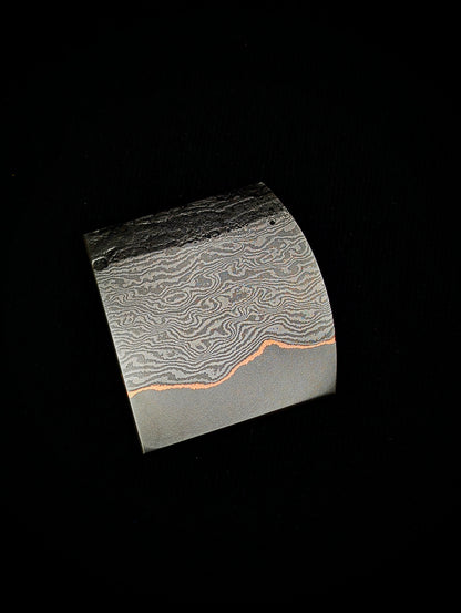 Damascus San-Mai Knife Making Steel Billet - KWB Knives