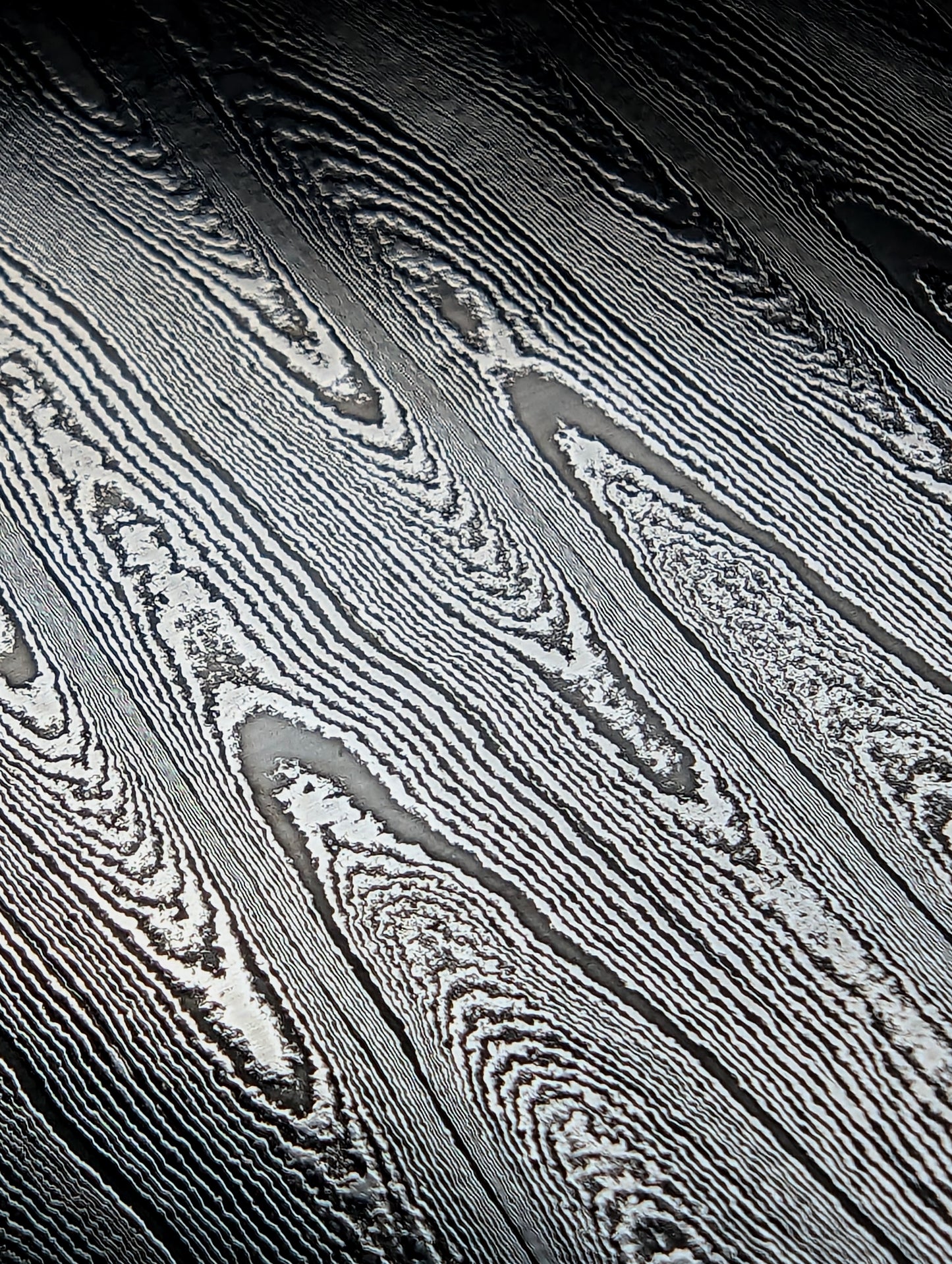 230mm Ladder damascus K-tip Gyuto | Handmade Kitchen Knives-KWB Knives