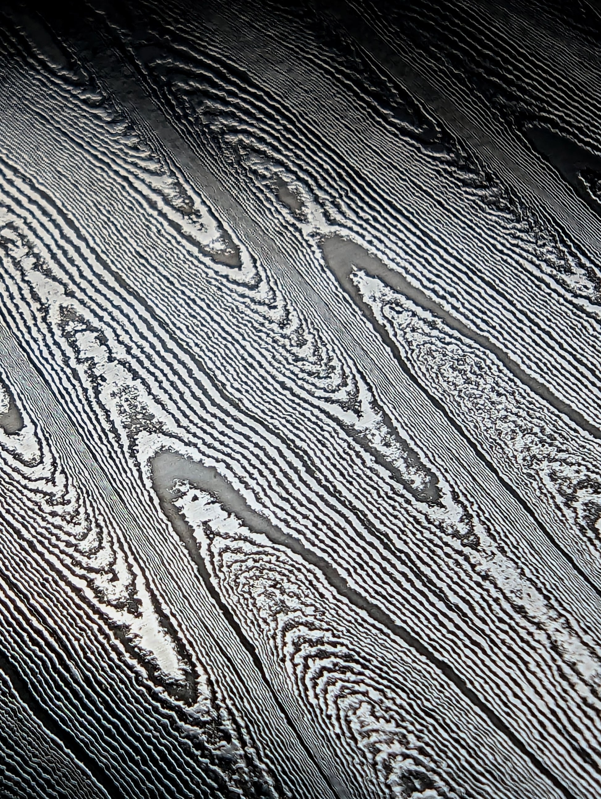230mm Ladder damascus K-tip Gyuto | Handmade Kitchen Knives-KWB Knives