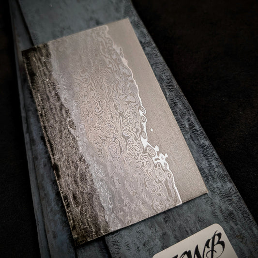 Damascus San-Mai Knife Making Steel Billet