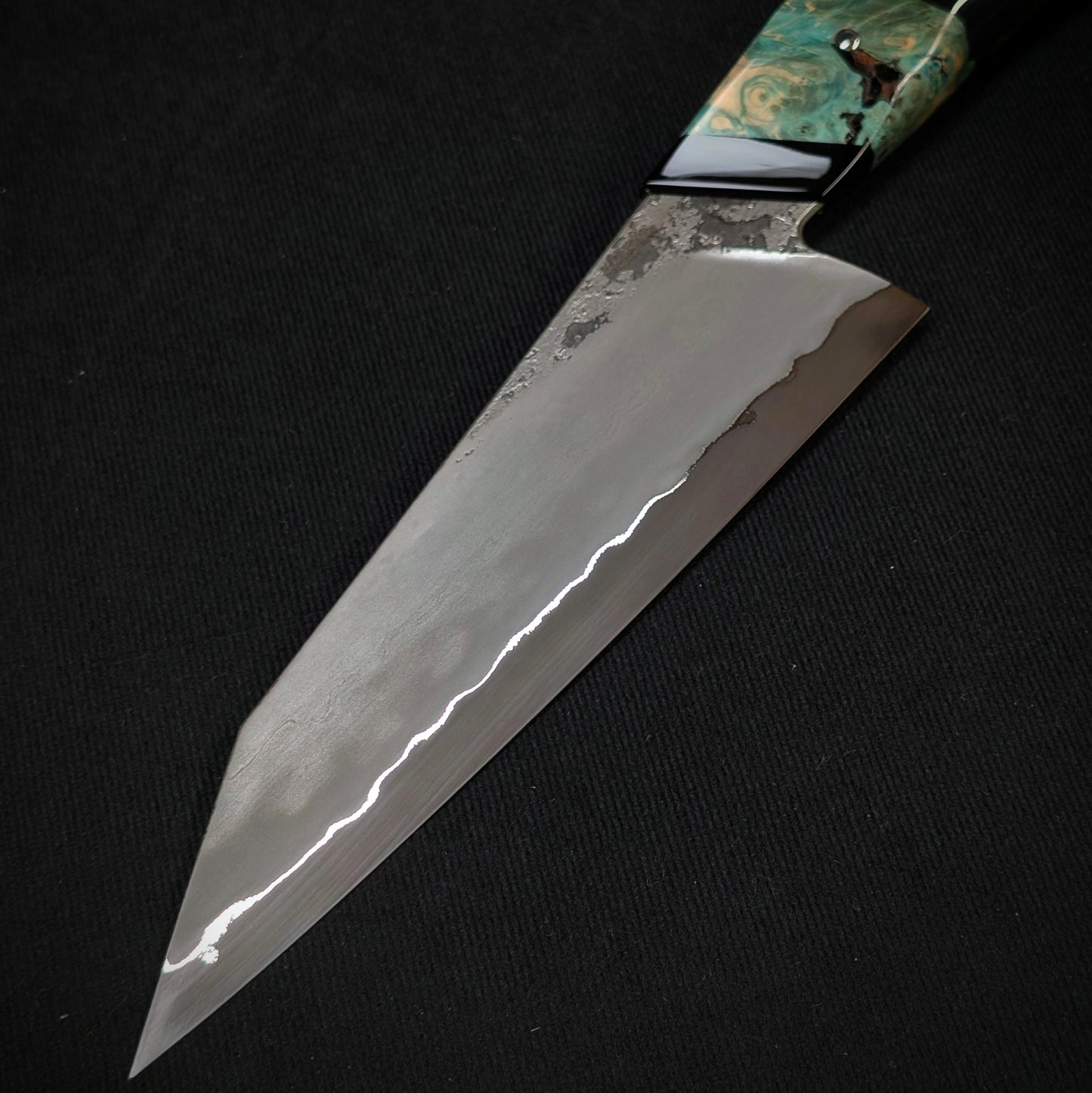 160mm Stainless San-Mai Utility Knife | Handmade Kitchen Knives-KWB Knives