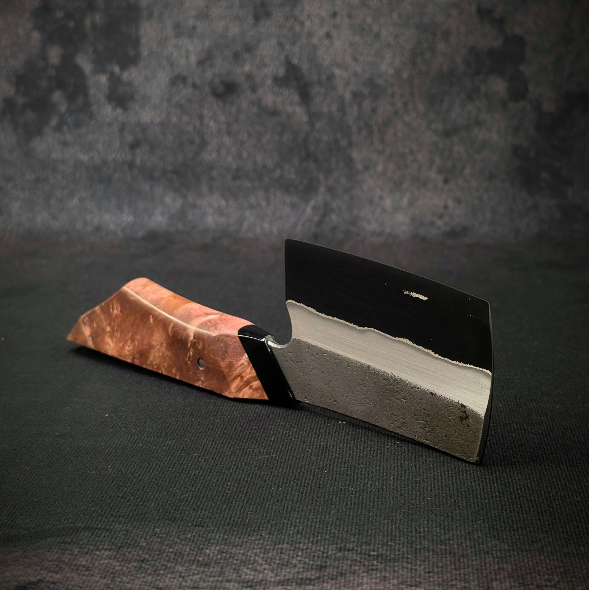 90mm Stainless San-Mai Herb Chopper | Handmade Kitchen Knives-KWB Knives