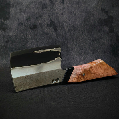 90mm Stainless San-Mai Herb Chopper | Handmade Kitchen Knives-KWB Knives