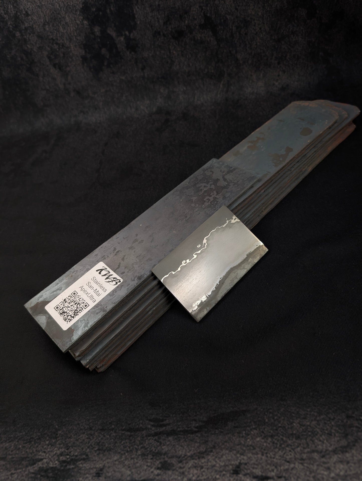 Stainless San-Mai Knife Making Steel Billet - KWB Knives