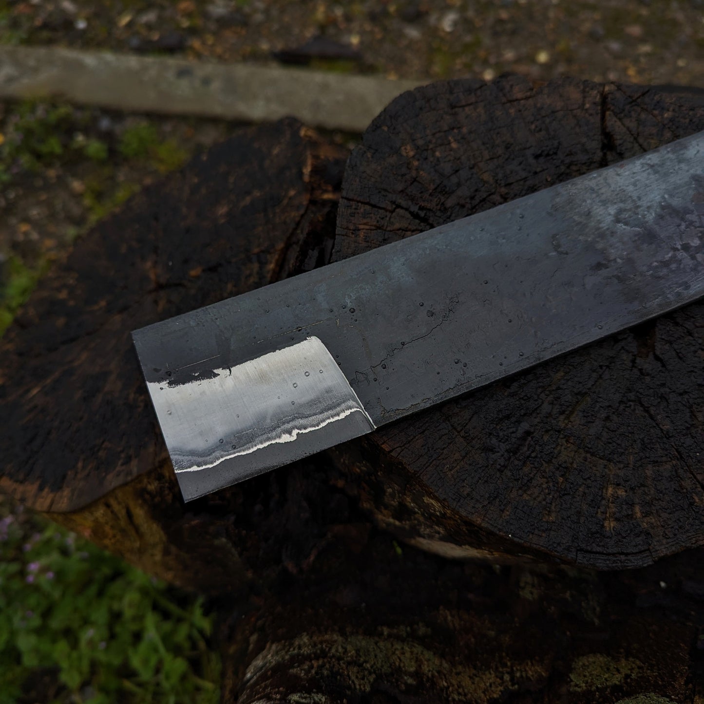 Stainless San-Mai Knife Making Steel Billet - KWB Knives