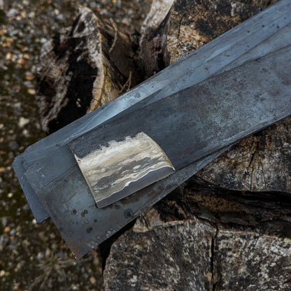 Wrought iron San-Mai Knife Making Steel Billet - KWB Knives